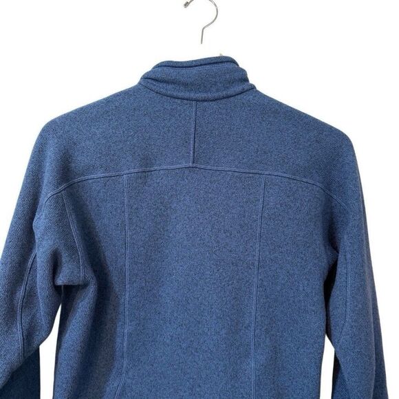 Patagonia Better Sweater Fleece Pullover Men Small Blue 1/4 Zip Jacket Sporty - Picture 5 of 9